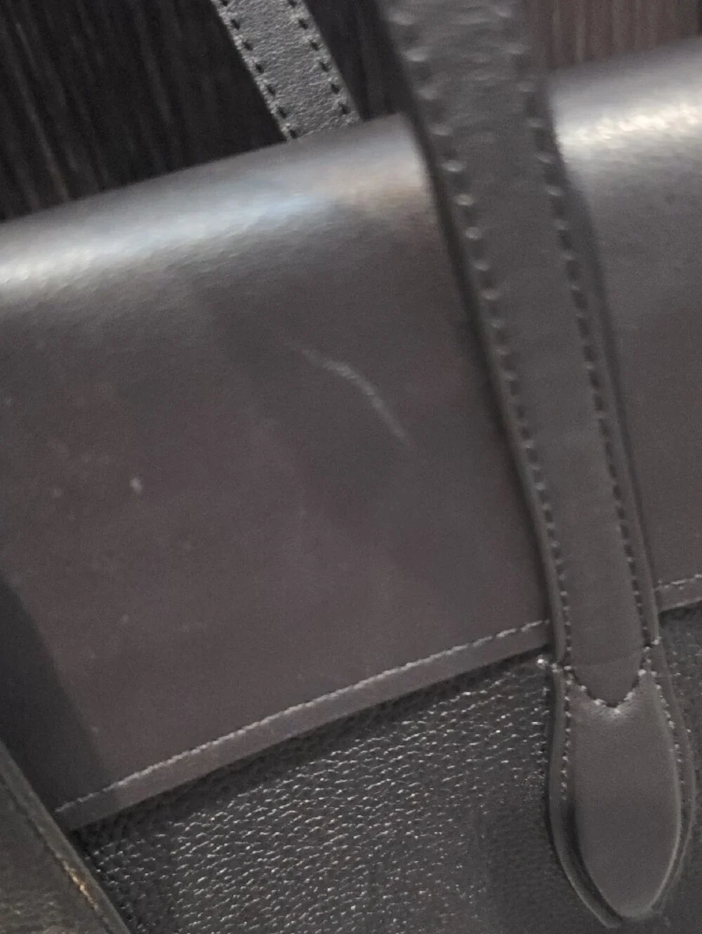 kate spade Black Pebbled Leather Briefcase Tote